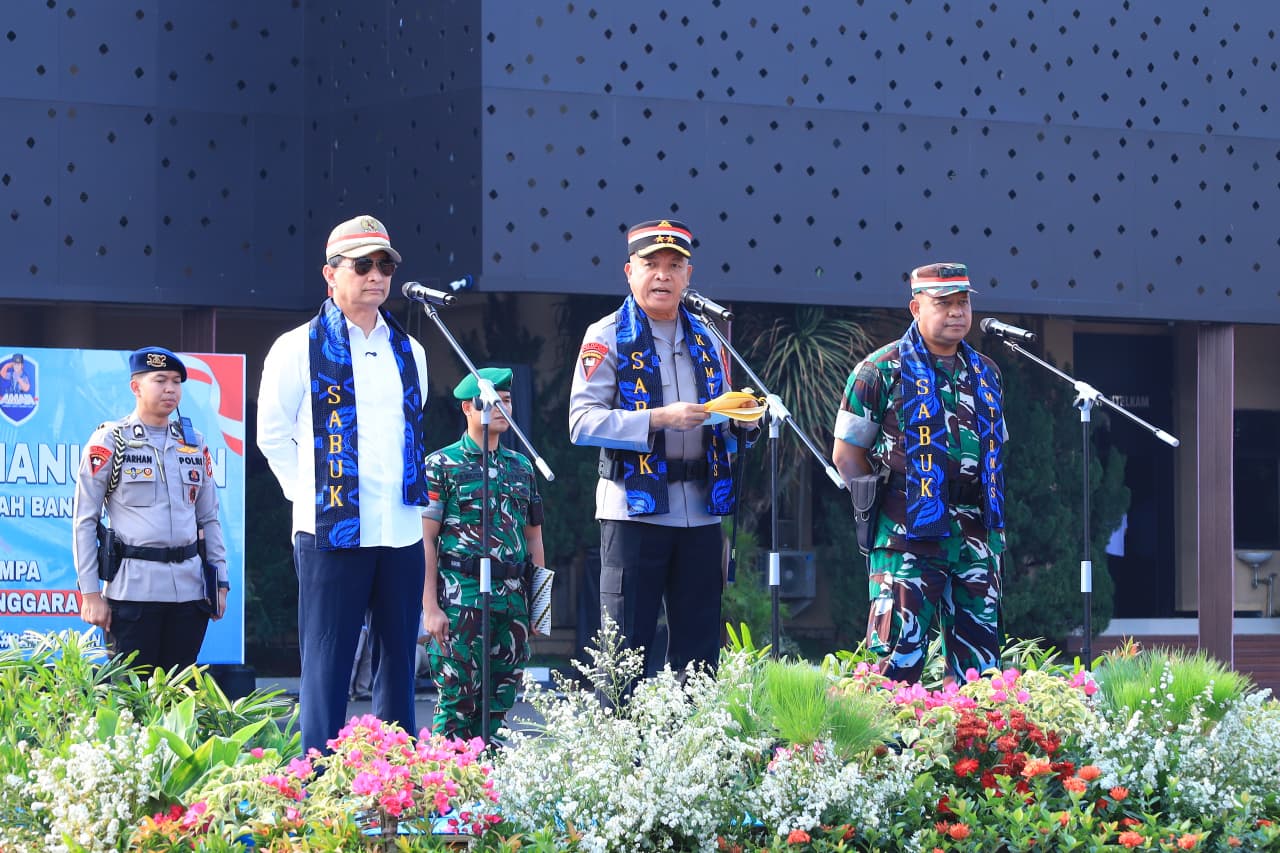 Polda Banten Gelar Apel Besar Sabuk Kamtibmas, Perkuat Sinergi Jaga Banten Aman