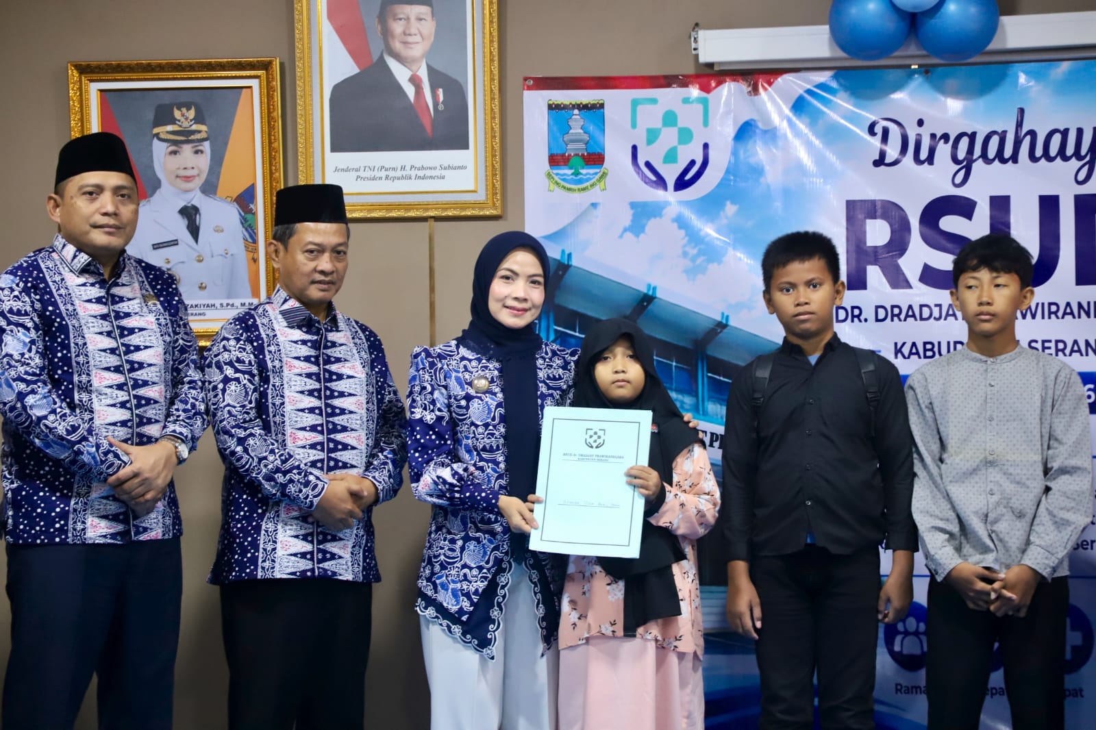 Resmikan 10 Mesin HD di HUT ke-88 RSDP Serang, Bupati Ratu Zakiyah Imbau Warga Jaga Pola Makan