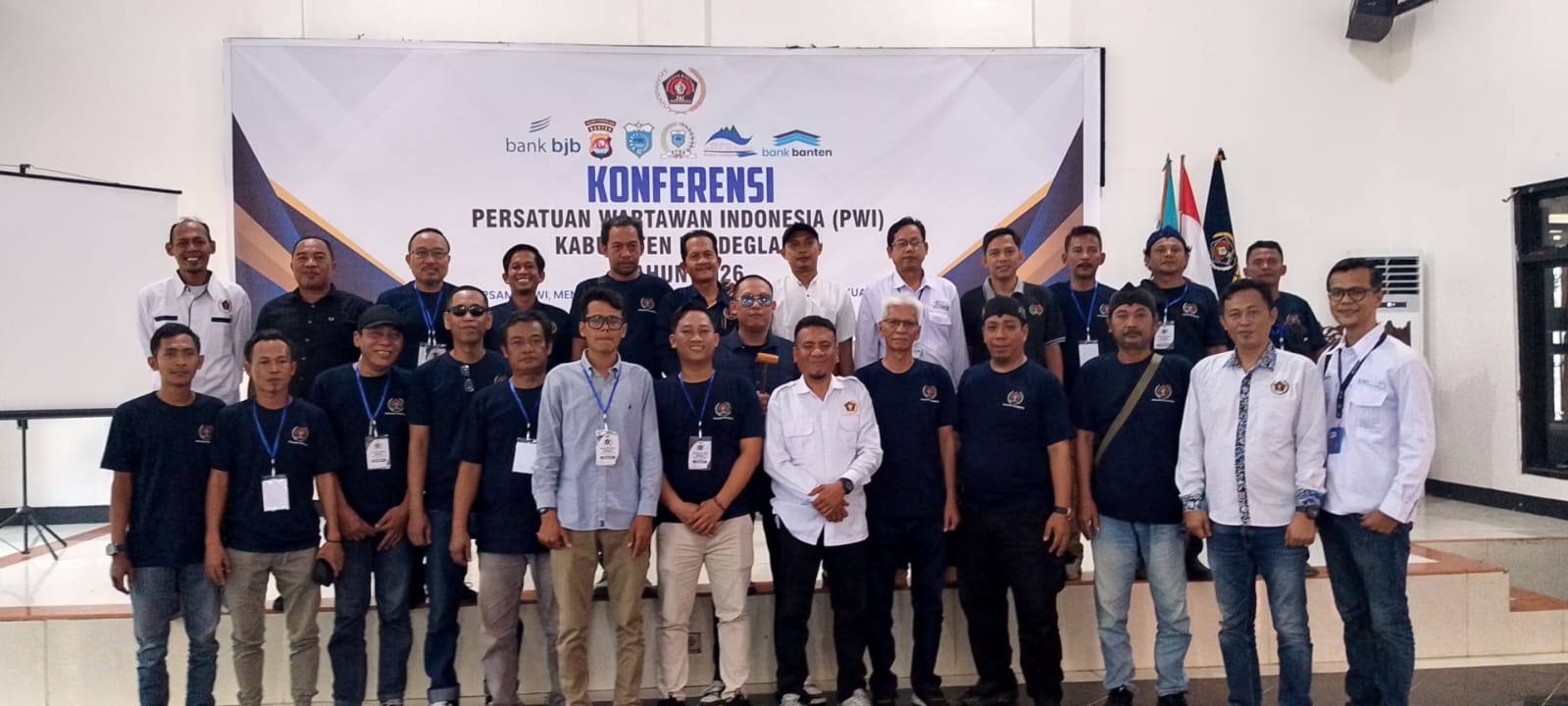 Asep Mujahidin Nahkodai PWI Pandeglang, Terpilih Aklamasi