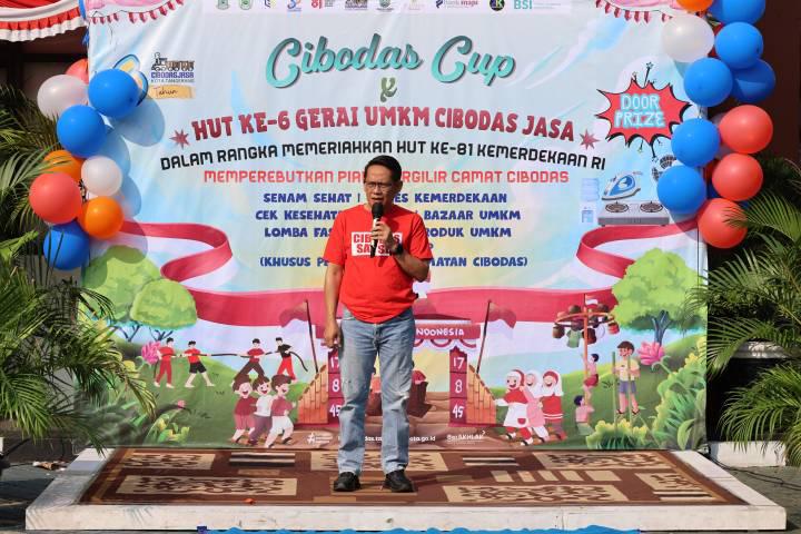 Semarak HUT RI ke-81, Kecamatan Cibodas Gelar Cibodas Cup dan Rayakan HUT ke-6 Gerai UMKM Cibodas Jasa