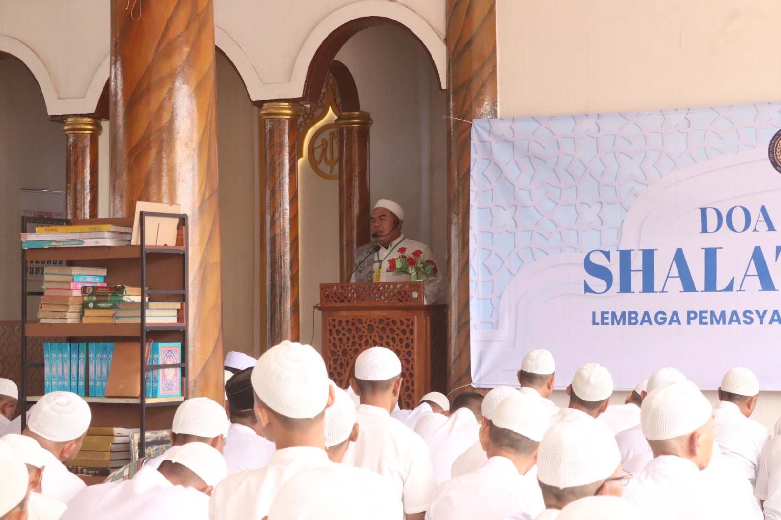 Lapas Kelas IIA Serang Gelar Sholat Istisqa Bersama Warga Binaan.