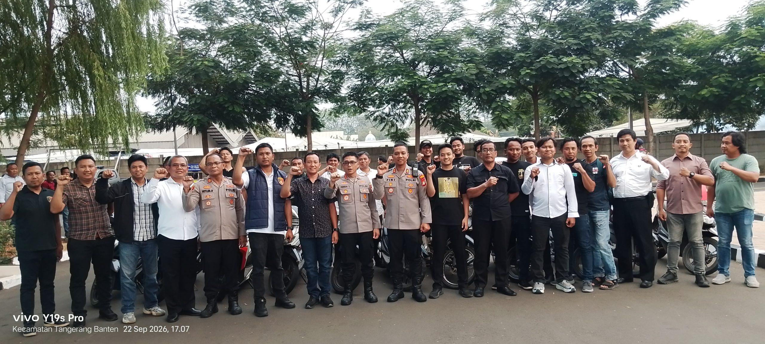Polres Metro Tangerang Kota Ungkap 59 Kasus Curanmor, Dua Kasus Libatkan Senjata Api.