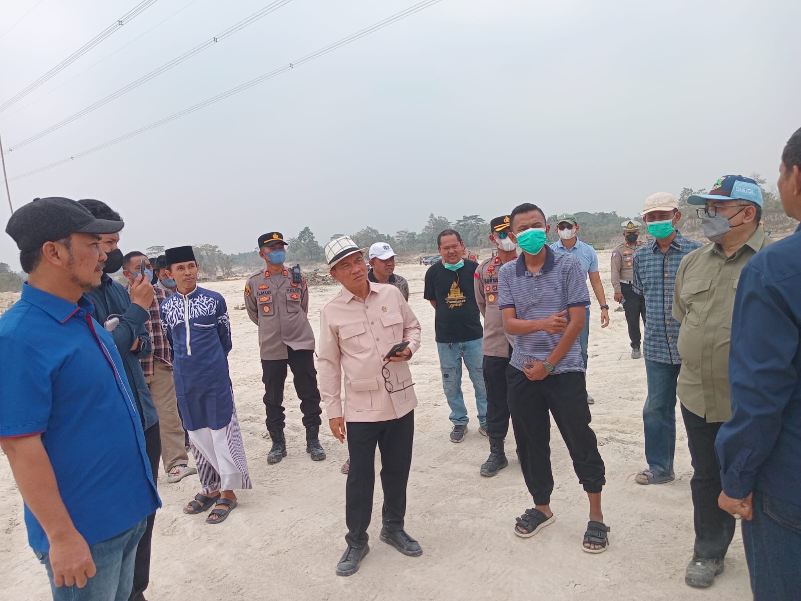 Galian Tanah di Kragilan Serang Disidak Mendes, Langsung Ditutup.