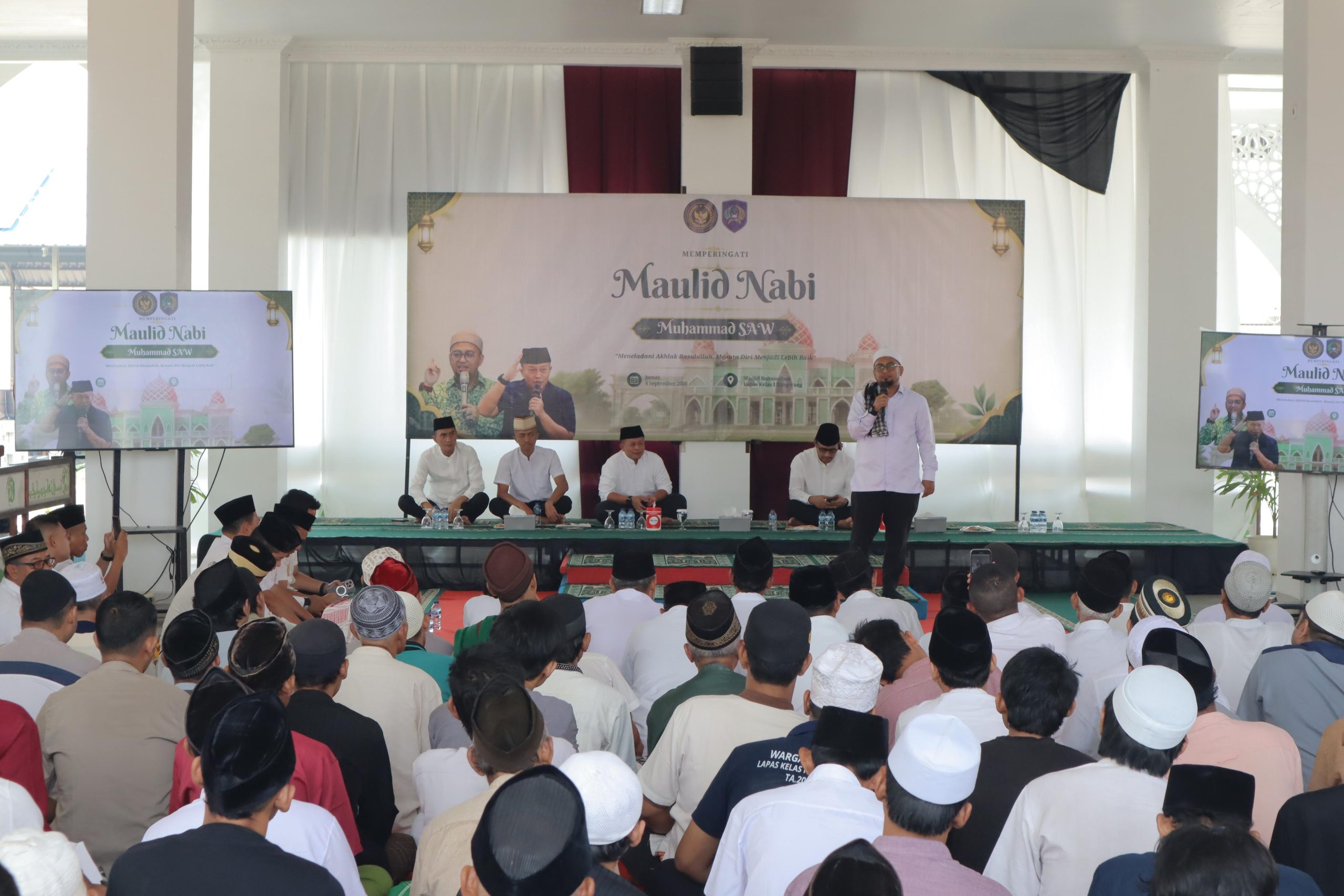 Maulid Nabi di Lapas Kelas I Tangerang: Pesan Beni Hidayat untuk Warga Binaan