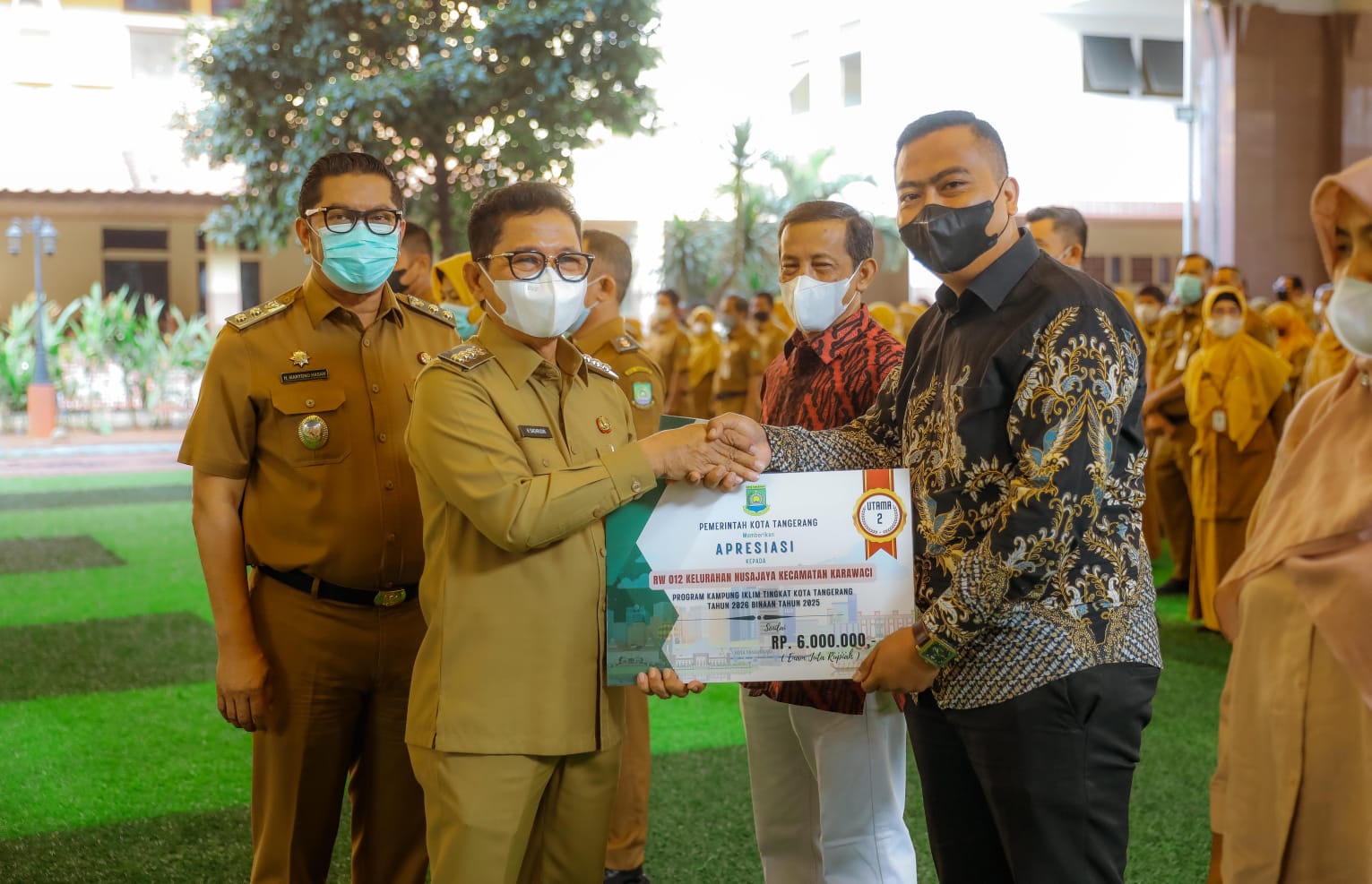 Wali Kota Tangerang Minta Pegawai Tidak Bekerja Dibalik Meja Saja
