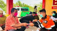 Erupsi Anak Krakatau, BAZNAS Banten Hadir dengan Masker dan Pemeriksaan Kesehatan Gratis