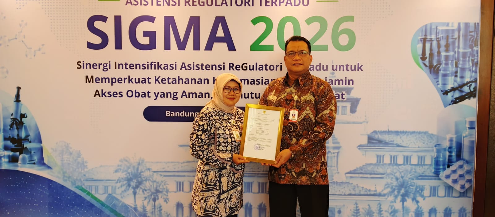 Dinkes Kota Tangerang Raih Penghargaan dari BPOM RI