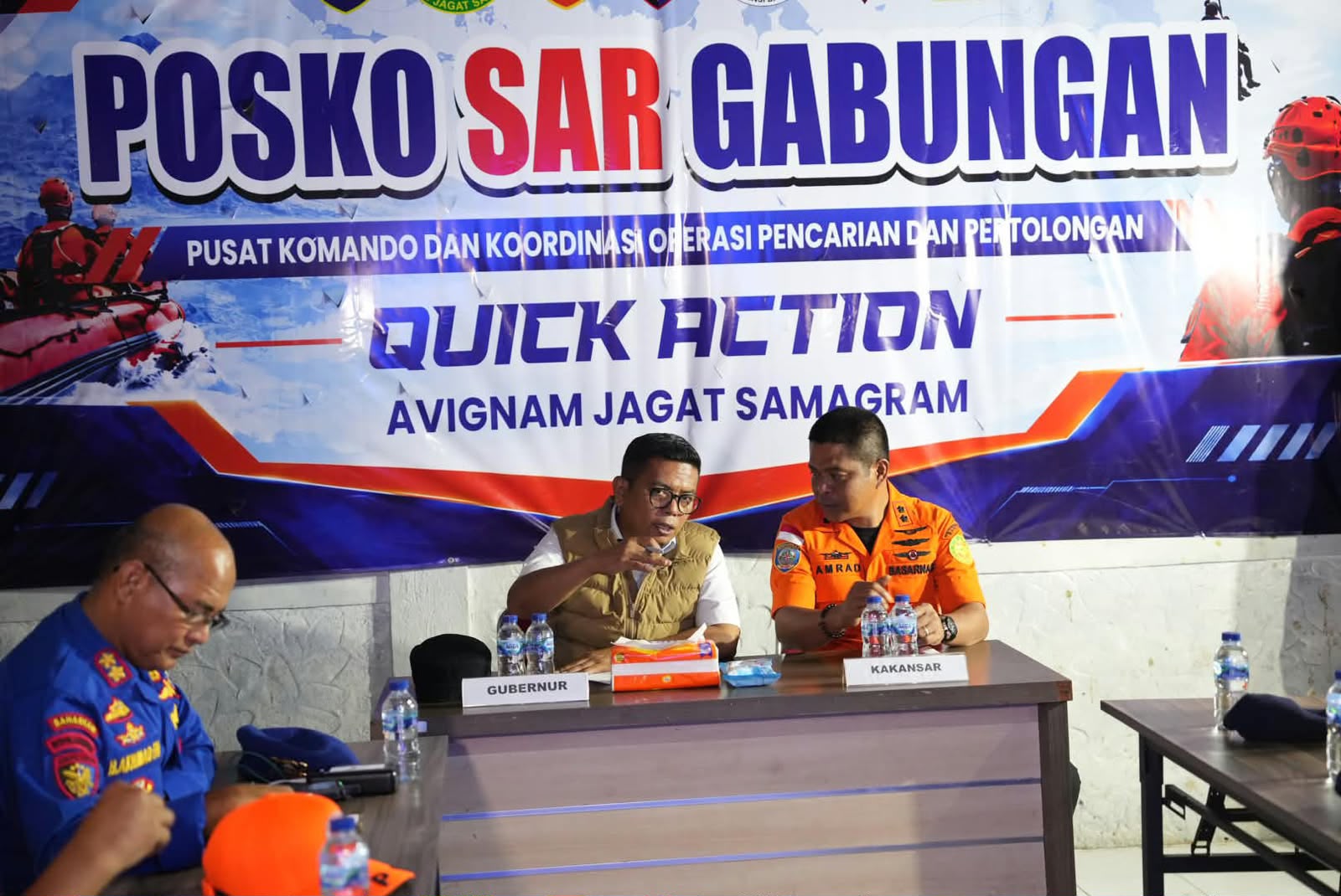 Gubernur Banten Tinjau Operasi SAR, Doakan Delapan Korban Hilang Segera Ditemukan