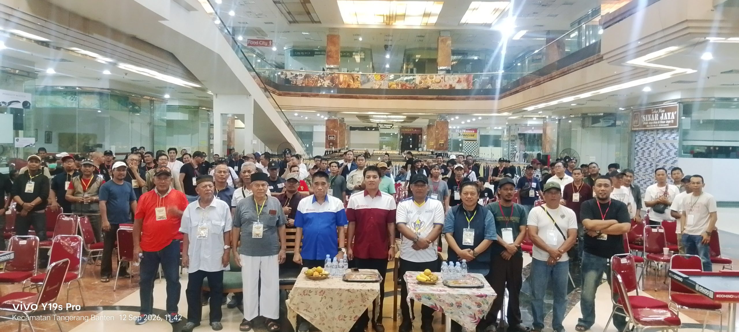 ORADO Kota Tangerang menggelar Domino Walikota Cup 2026 di Mal Metropolis, diikuti 122 tim untuk menjaring atlet menuju Pra-PON dan PON.