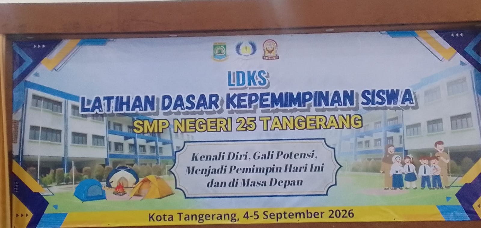 Bentuk Karakter dan Gali Potensi Pemimpin Masa Depan, SMPN 25 Kota Tangerang Gelar LDKS