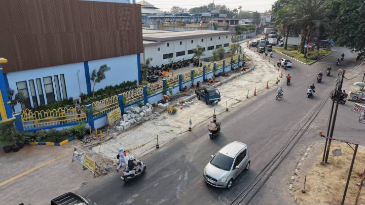 Pemkot Tangerang Tuntaskan Pengecoran Jalan Sitanala, Segera Masuk Tahap Akhir
