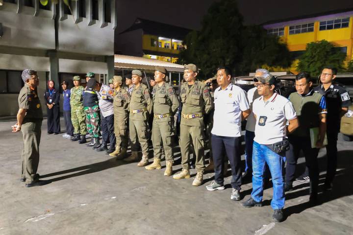 Satpol PP, TNI dan Polri Gelar Patroli Gabungan Penegakan Perda