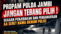 Dugaan Penjebakan dan Penganiayaan oleh Oknum Polisi Dilaporkan ke Propam, Mabes Polri Propam Jambi Langsung Lakukan penyelidikan