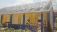Pemasangan Rangka Baja Ringan SDN 01 Rejosari Diduga Gunakan Material Bekas