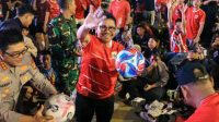 Nobar di Taman Elektrik Pecah, Warga Kota Tangerang Rayakan Kemenangan Timnas Indonesia