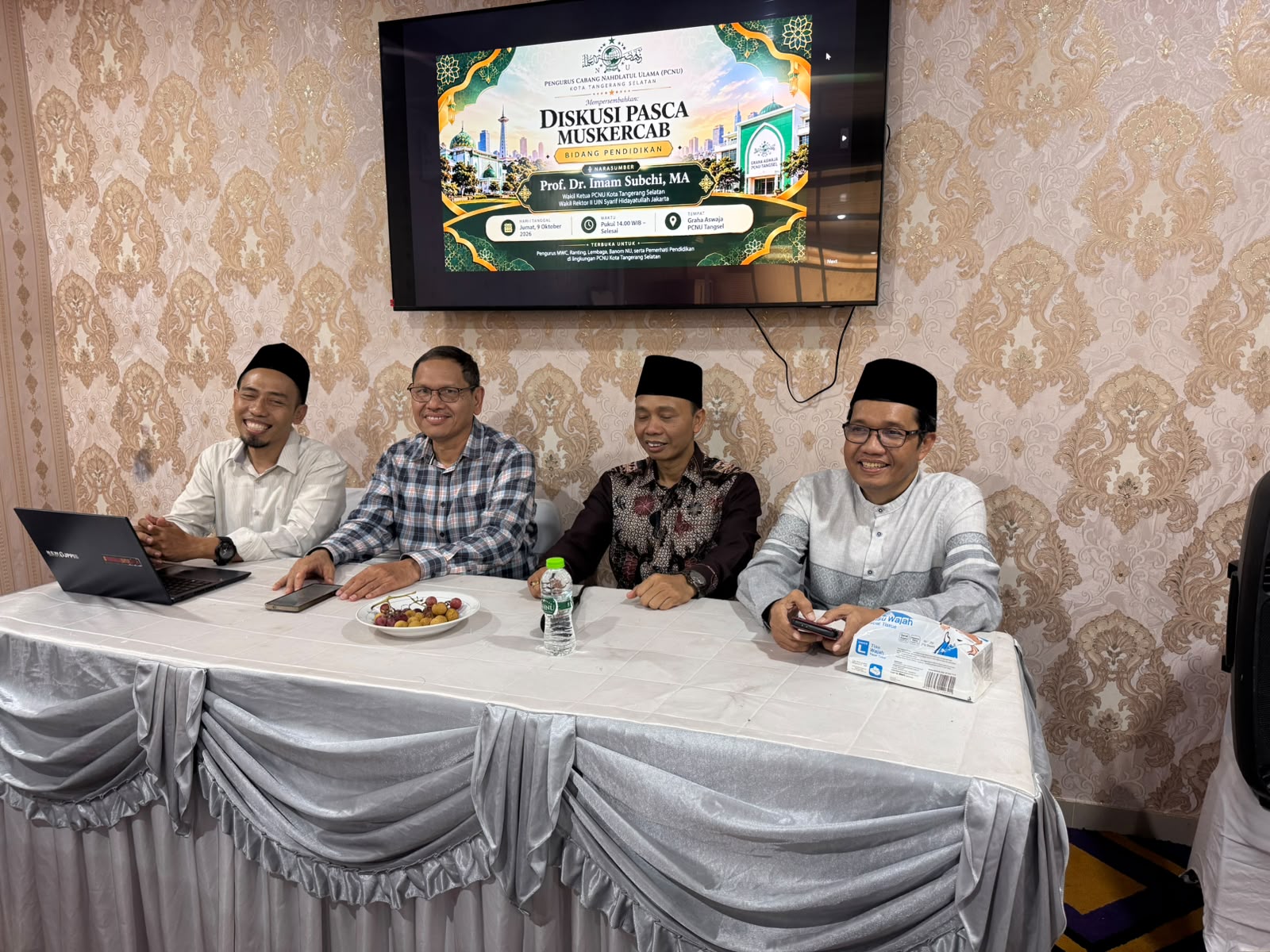 PCNU Tangsel Gelar Diskusi Strategis Pendidikan Pasca Muskercab, Siapkan Workshop 23 Oktober