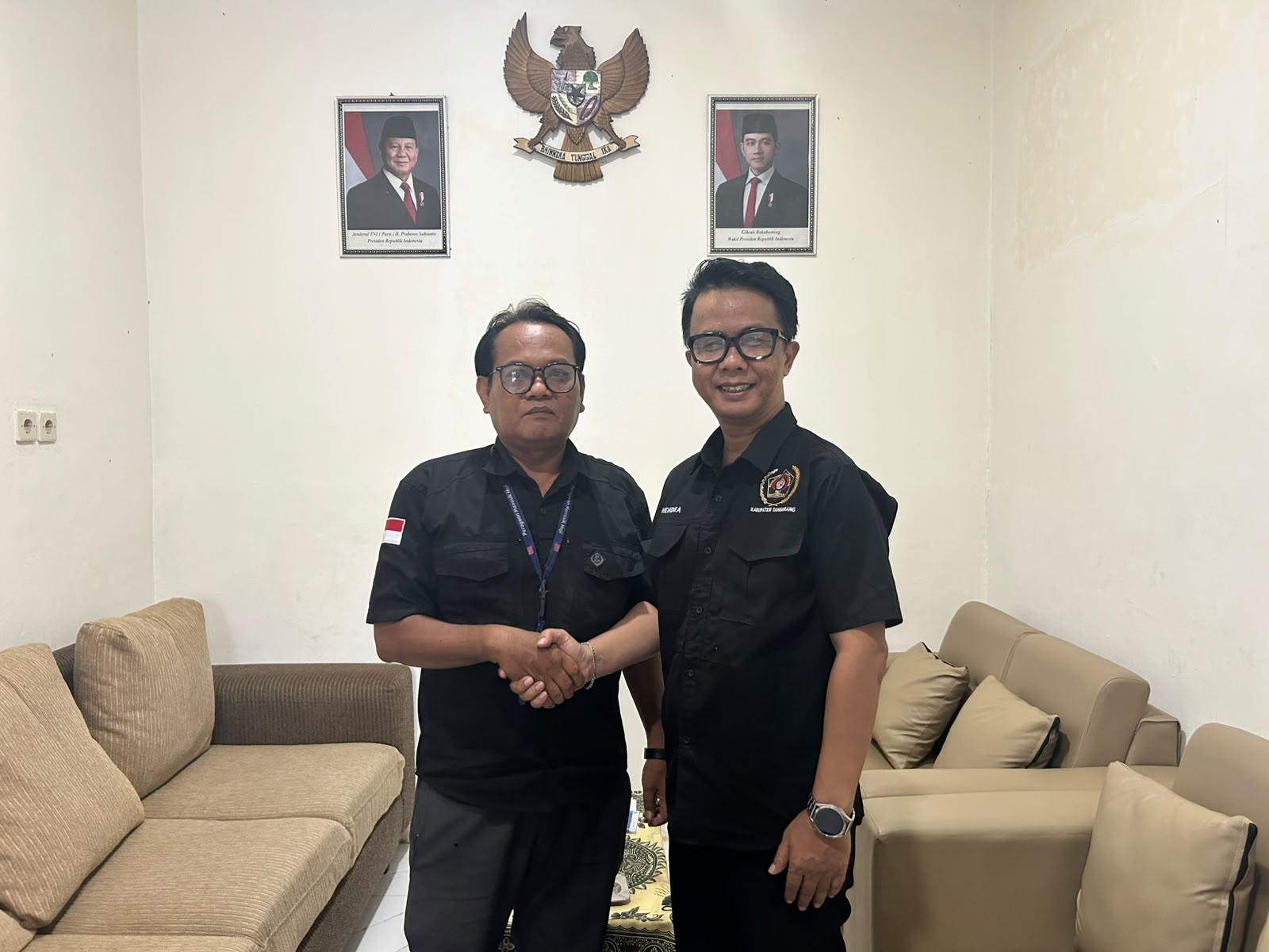 Perkuat Sinergi Pers, Sekjen JTR Sambangi Ketua PWI Kabupaten Tangerang