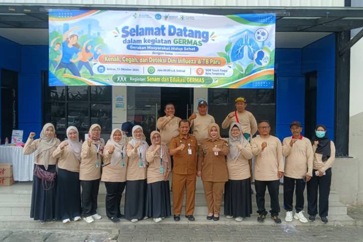 Kecamatan Tangerang Gencarkan Pencegahan Influenza dan TBC melalui Edukasi GERMAS
