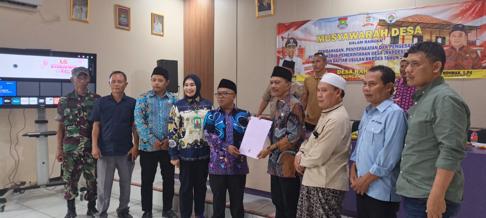 Musyawarah Desa Ranca Iyuh Berjalan Kondusif, Pemdes Dorong Kemajuan Wilayah