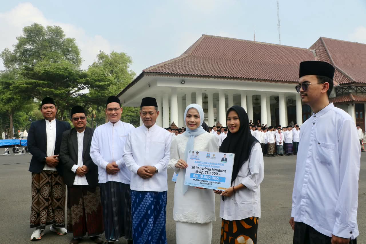 Hari Santri Nasional 2026, Bupati Serang Ajak Kuatkan Menuntut Ilmu untuk Berinovasi dan Berkarya